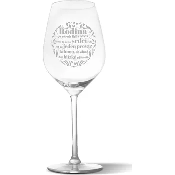 Víno Sablio Sklenička na víno Rodina 5: 49 cl