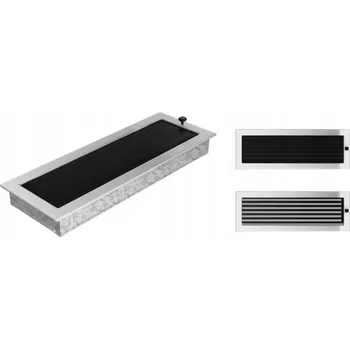 Větrací mřížka Potažená výstupní mřížka Šedé Kratki