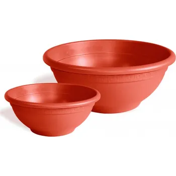 Květináč AbLine Květináč ve tvaru misky 35x16 cm, terakota