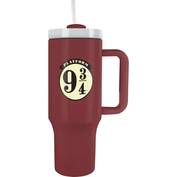 Harry Potter cestovní hrnek s brčkem Nástupiště 9 a 3/4, 1150 ml