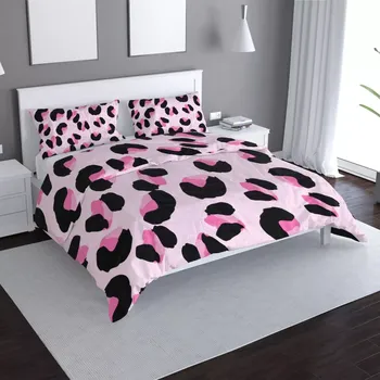 Povlečení Sablio Povlečení Růžový gepard - 140x200 / 90x70