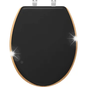 WC sedátko WC sedátko Modern Color ČERNÉ | POMALU PADACÍ