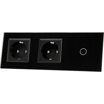 vypínač Jednoduchý dotykový vypínač, pod omítku Livolo černý VL-C701GG-62