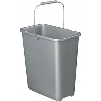 Odpadkový koš Plastová nádoba fra 25l stříbrná