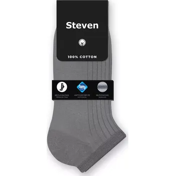 Pánské ponožky Pánské ponožky 042 šedá - Steven 44/46