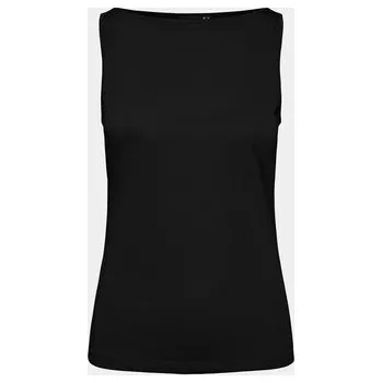 Pieces dámský top černý, klasický, velikost S