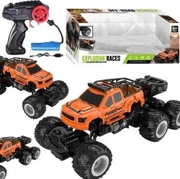 RC model auta Terénní Auto Pick-up Velké Na Dálkové Ovládání S Ovladačem 6 Kol USB Akumulátor