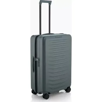 PORSCHE DESIGN Roadster Hardcase Trolley M Kufr cestovní zavazadlo lehké skořepinové TSA břidlicově šedé (Lehký středně velký kufr s tvrdou skořepinou, rozšiřitelným objemem, TSA zámkem, hladkými kolečky a ergonomickou teleskopickou rukojetí s více)