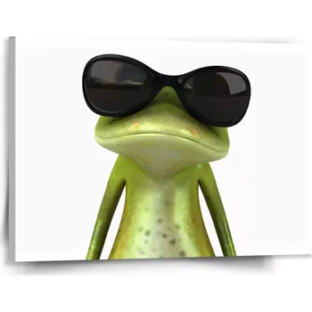 Obraz Sablio Obraz Žába v brýlích - 150x110 cm