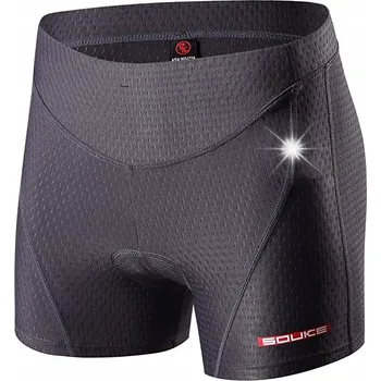Cyklistické kalhoty Dámské cyklistické Kraťasy s 3D polstrováním, černé, velikost XL