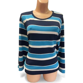 Dámské tričko Tričko SOLLOC, Barva Modrá, Velikost XL 44, Materiál 96% Viskoza 4% Lycra