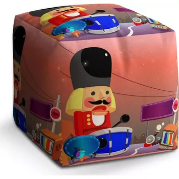 Taburet Sablio Taburet Cube Bubeníček: 40x40x40 cm