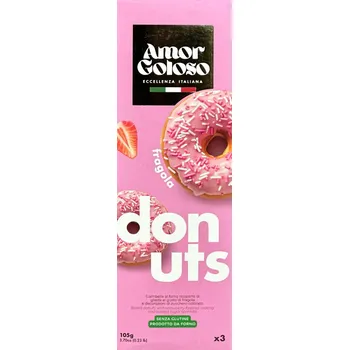 Amor Goloso Donuty s jahodou, 105g