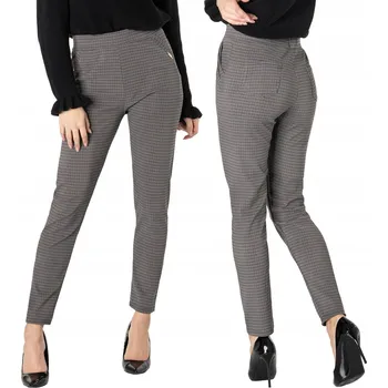 Dámské kalhoty F.Y.V. Woman Fashion elegantní dámské kalhoty cigaretového střihu 7/8 černé barvy, velikost 4XL