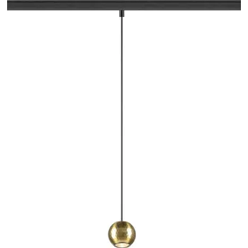 SLV - BIG WHITE DYSKO 48V závěsné svítidlo, DALI, závěsná délka 200 cm, 2700K, 36°, černá / zlatá - BIG WHITE (SLV) LA 1010336