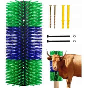 KARTÁČ NA ČIŠTĚNÍ A MASÁŽ ZVÍŘAT PRO SKOT, KONĚ, OVCE A PRASATA