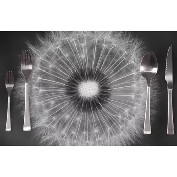 prostírání Sablio Prostírání Černobílá pampeliška: 40x30cm