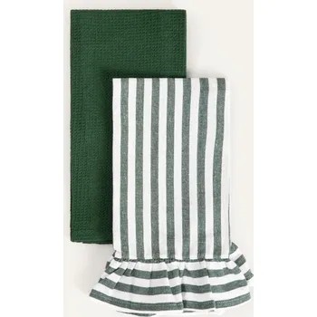Utěrka Sada kuchyňských utěrek PARKS zelená 761416