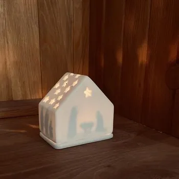 Svícen Räder design stories Porcelánový domeček / svícen Betlém, Räder