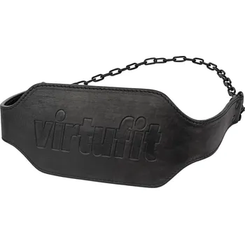 Opasek na cvičení Zátěžový opasek VIRTUFIT Leather Dip Belt Pro