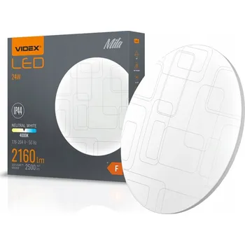 Kulatý Stropní Svítidlo Videx 32,5 x 6,5 cm bílá