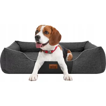 Pelíšek pro psa Doggy kotec černá 85 cm x 65 cm