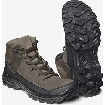 Pánské tenisky SOLOGNAC Lovecké kotníkové boty kožené prodyšné Crosshunt 100 D 42