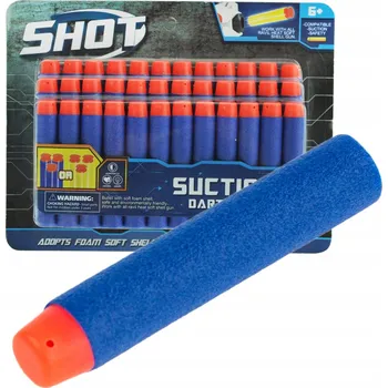 Dětská zbraň NÁBOJE NA ŠIPKY STŘELY DO ODPALOVACÍHO ZAŘÍZENÍ MUNICE DO PISTOLE 36 KS/KPL NERF