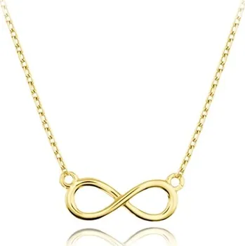 Módní doplněk Náhrdelník ze žlutého zlata nekonečno 42-45 cm JMG0267WGN43 + DÁREK ZDARMA