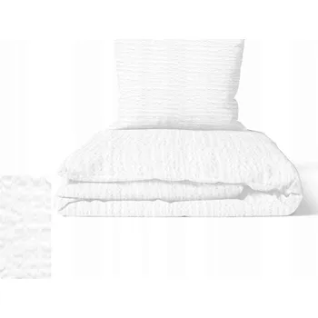 Povlečení Krepové povlečení 160x200 cm + 2ks 70x80 cm Bílá