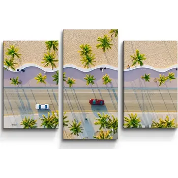 Obraz Sablio Obraz - 3-dílný Pobřeží - 75x50 cm