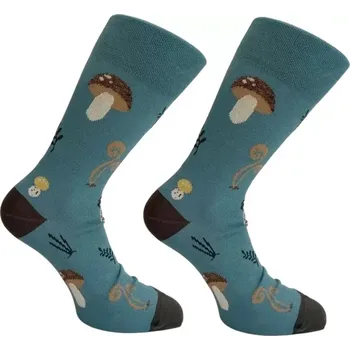 Pánské ponožky Dospělé ponožky Houbař - 42-46 / lagoon (tmavá tyrkys)