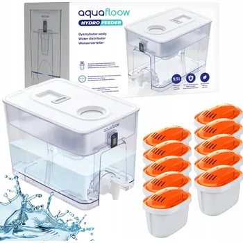 Filtrační konvice Filtrační konvice AquaFloow HydroFeeder MaxiHard 9,5 l bílá