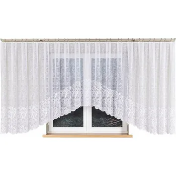 Obraz KINGA Záclona hotová, šířka 600 x výška 160 cm, barva bílá