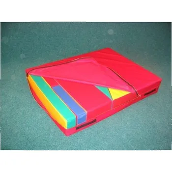 Gymnastika Žíněnka rozkládací, 130x100x20 cm, 17 dílů