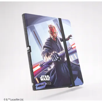 Sběratelská karetní hra Album Gamegenic: Star Wars Unlimited - 18 kapes - Darth Maul & Qui-Gon Jinn