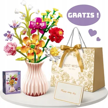 ostatní stavebnice Stavebnice pro stavění kytic květin Kreativní dárky DIY dekorace