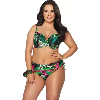 Dámské plavky Plavková podprsenka s plnými košíčky Ava SK 201 TROPICKÝ OSTROV 70J