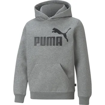 Dámská mikina PUMA Essentials Big Logo Mikina pro mládež PUMA Medium Gray Heather 3 ROKY ŠEDÁ
