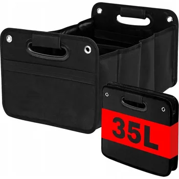 autokoberec Organizér do kufru Renew Force skládací dvoukomorový černý