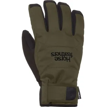 Rukavice Zimní rukavice Horsefeathers SNYDER L Khaki, Černá