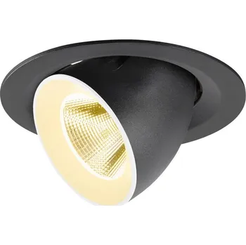 Bodové svítidlo SLV - BIG WHITE NUMINOS® GIMBLE M Stropní vestavné svítidlo, 3000 K, 20°, černé / bílé - BIG WHITE (SLV) LA 1009560