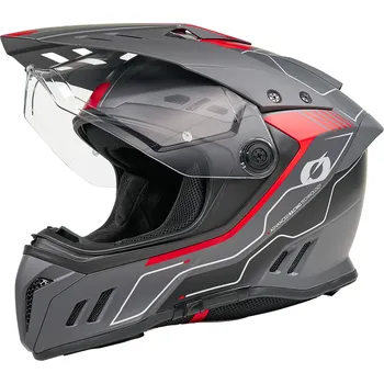 Helma na motorku O´Neal přilba SIERRA RS ECHO Barva: černá/červená, Velikost: XS