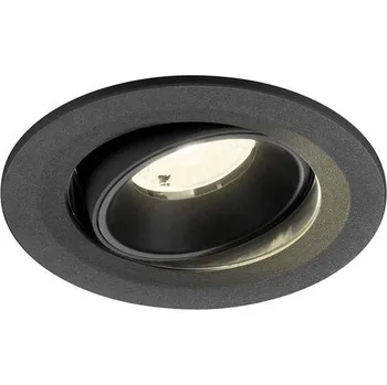 Svítidlo SLV - BIG WHITE NUMINOS® MOVE S Stropní vestavné svítidlo, 4000 K, 40°, IP20, kulaté, černé - BIG WHITE (SLV) LA 1009526