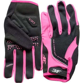 Cyklistické rukavice 3F Vision Cyklistické rukavice Trail 2129 pink Velikost: M