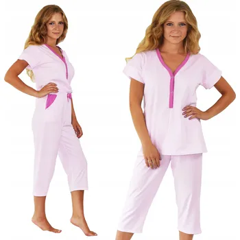 Dámské pyžamo Born2rest dámské pyžamo bavlna růžové, velikost XS