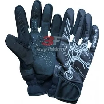 Cyklistické rukavice Rukavice 3F Vision 2112 černá Velikost: L