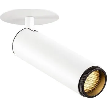 Bodové svítidlo SLV - BIG WHITE GRIP! M Stropní vestavné svítidlo, PHASE, 3000 K, 42°, IP20, válcové, bílé / černé - BIG WHITE (SLV) LA 1009085