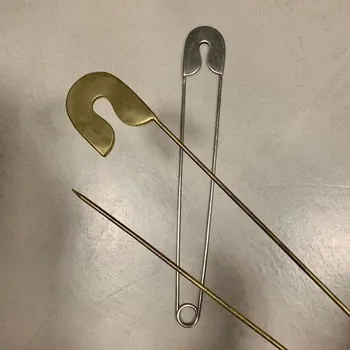 Maxi spínací špendlík Stříbrný