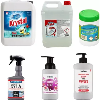 Dezinfekce vybaveniprouklid.cz Standard+ hygienický balíček - Prevence žloutenky